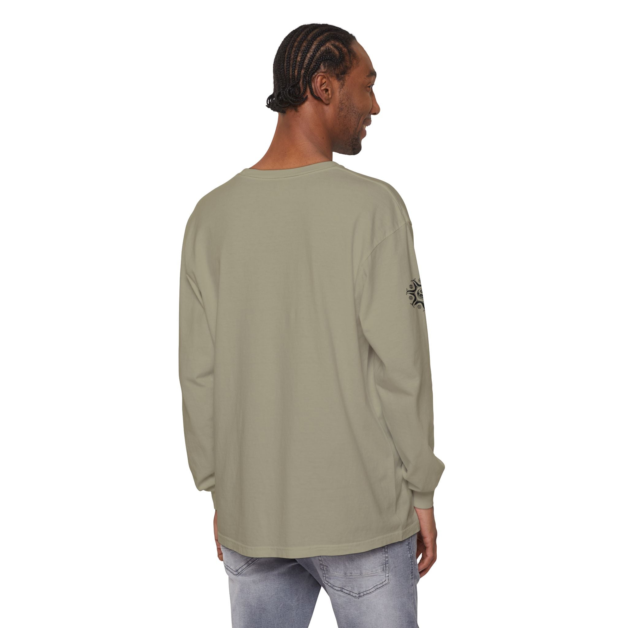 Enlightened Unisex Long Sleeve T-Shirt - Garment-Dyed Comfort