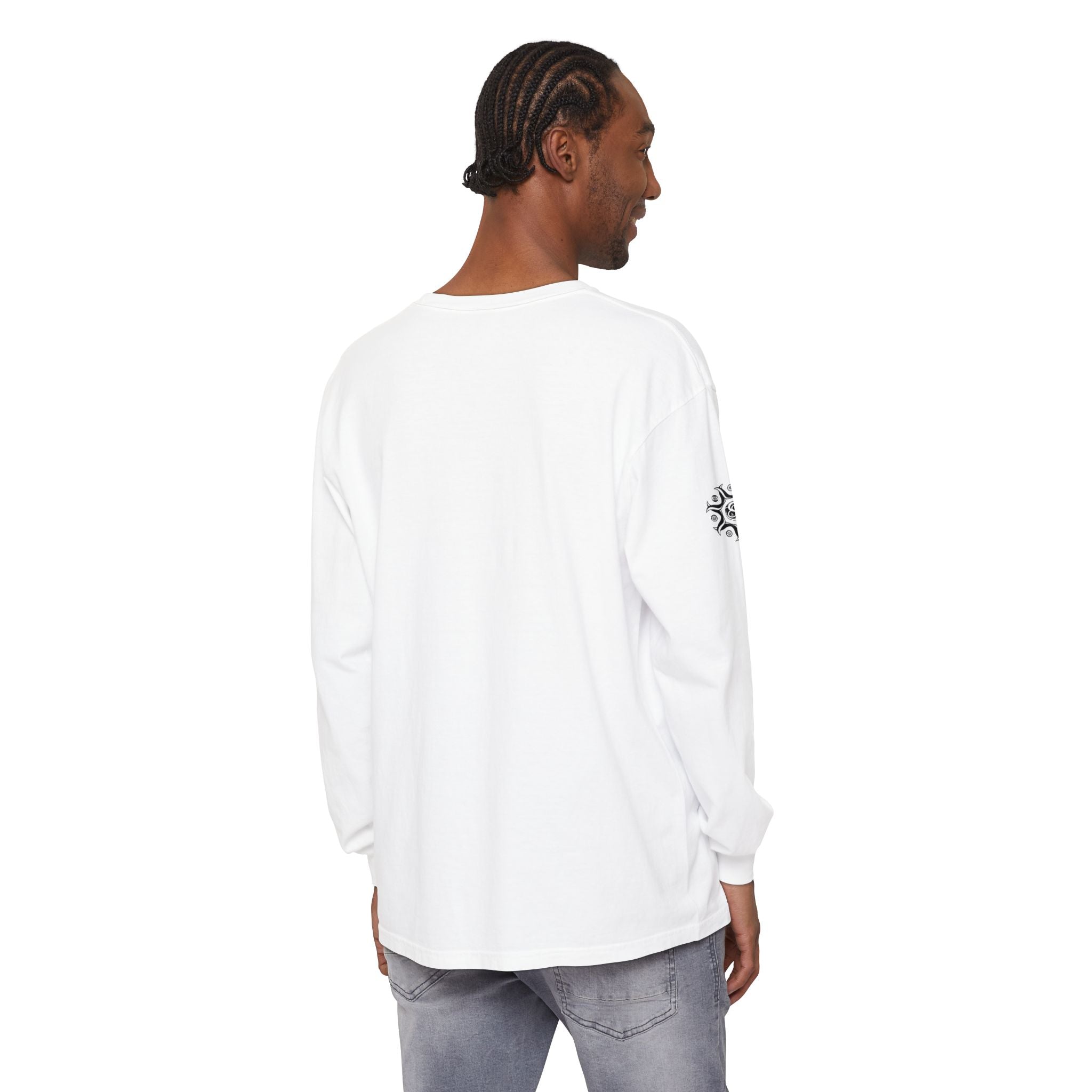 Enlightened Unisex Long Sleeve T-Shirt - Garment-Dyed Comfort