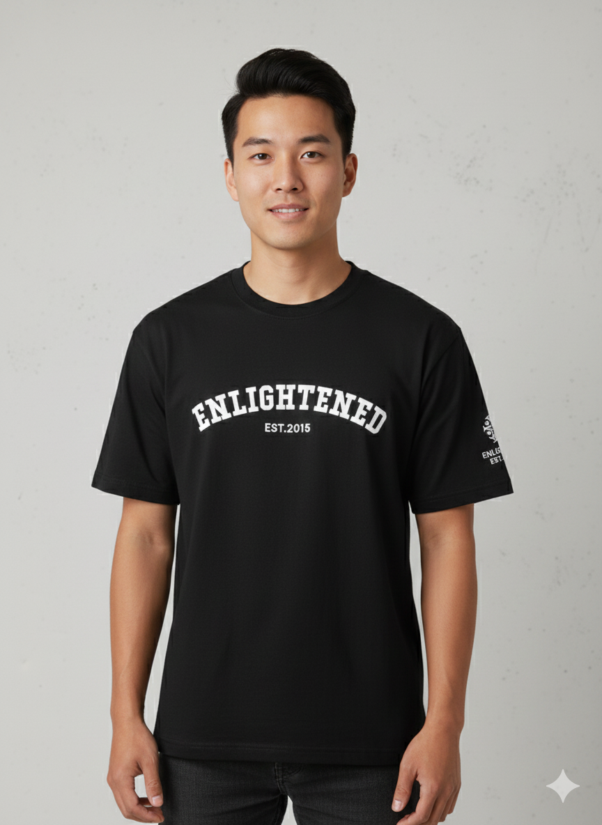 Enlightened University Tee – Black