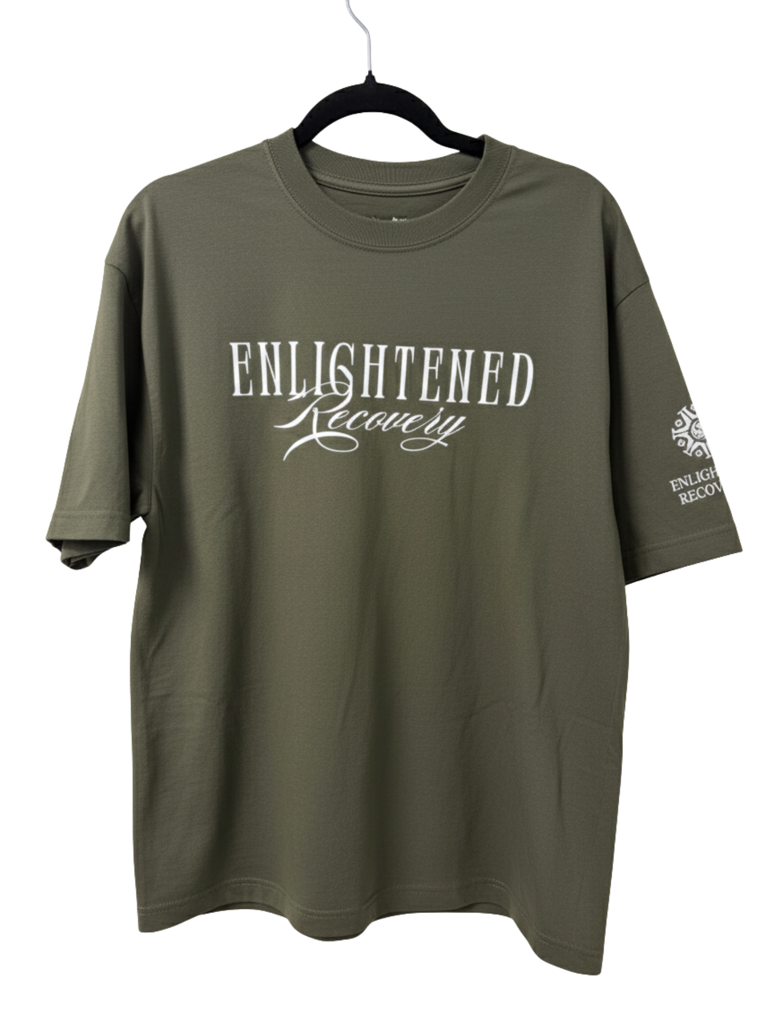 Enlightened Two Mix Tee – Olive