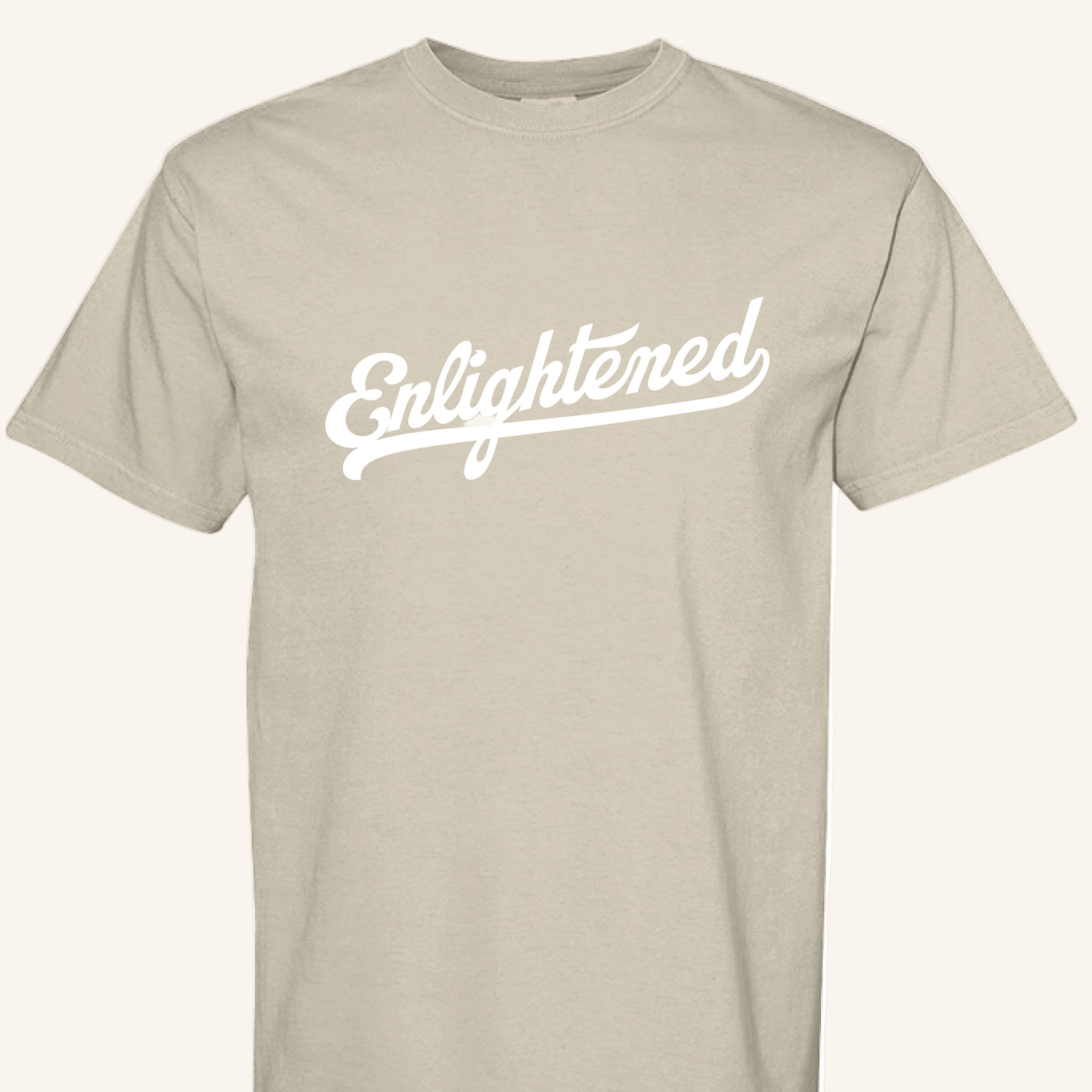 Enlightened recovery khaki tshirt
