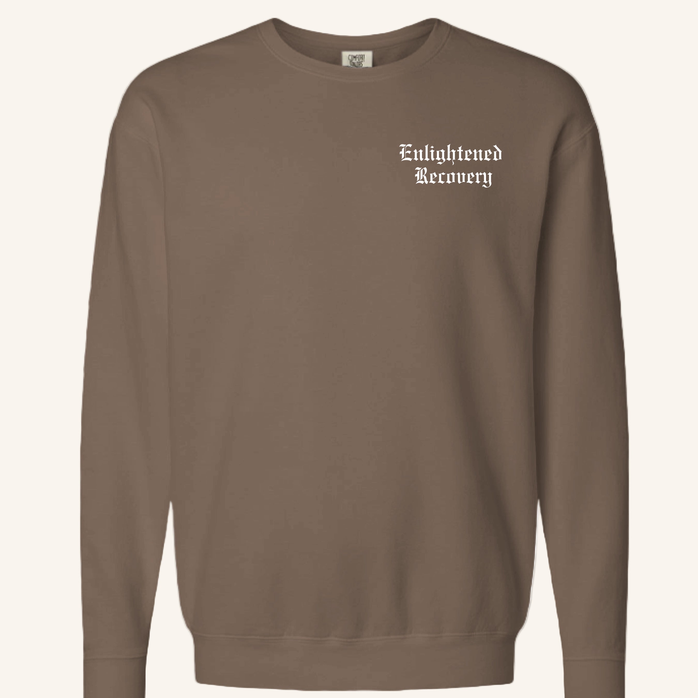 Enlightened recovery coffee crewneck