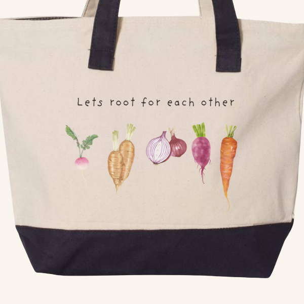 enlightened farms tote bag