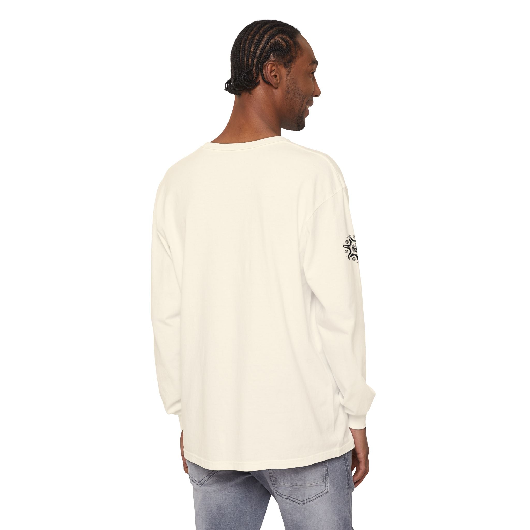Enlightened Unisex Long Sleeve T-Shirt - Garment-Dyed Comfort