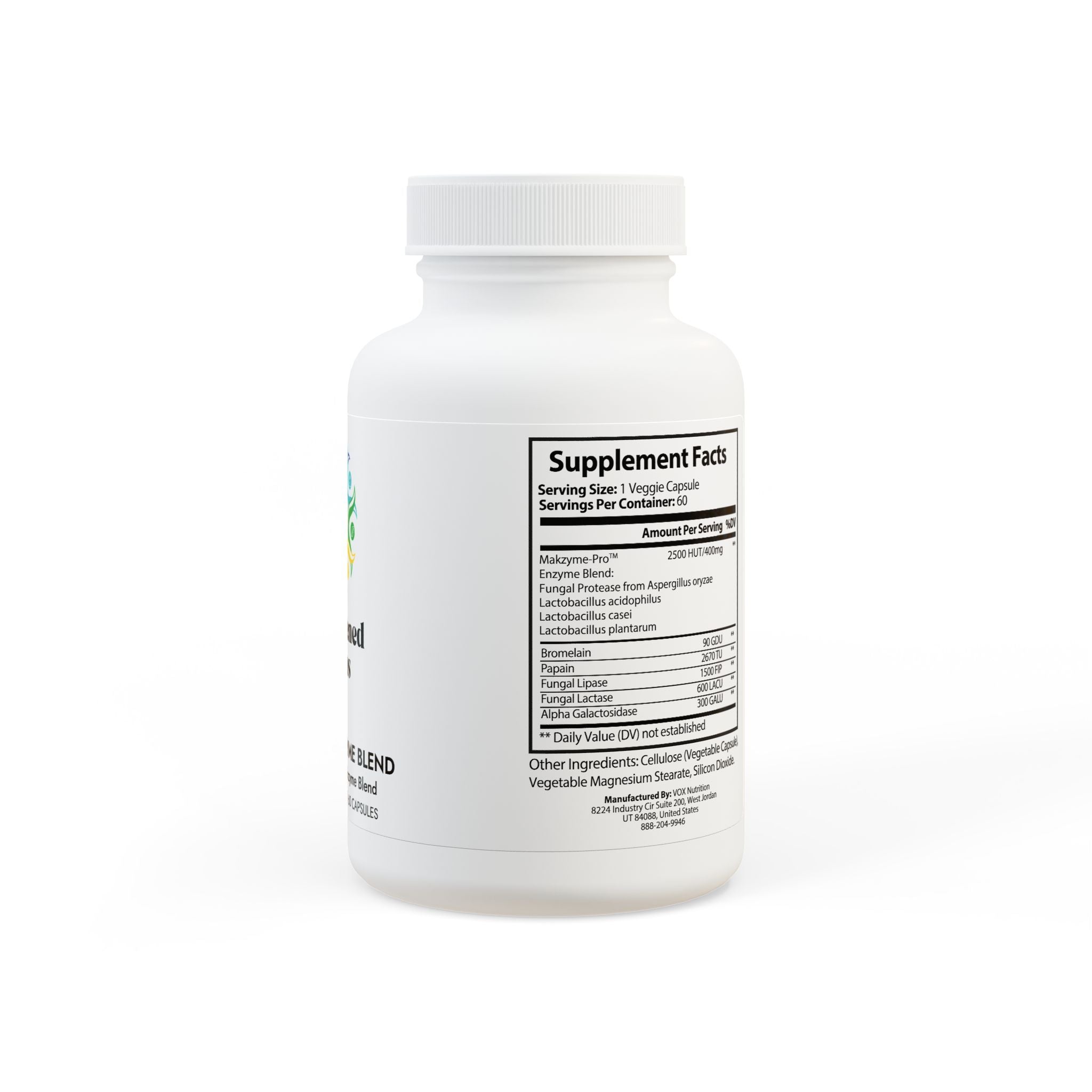 Vegan Digestive Enzyme Blend Supplement