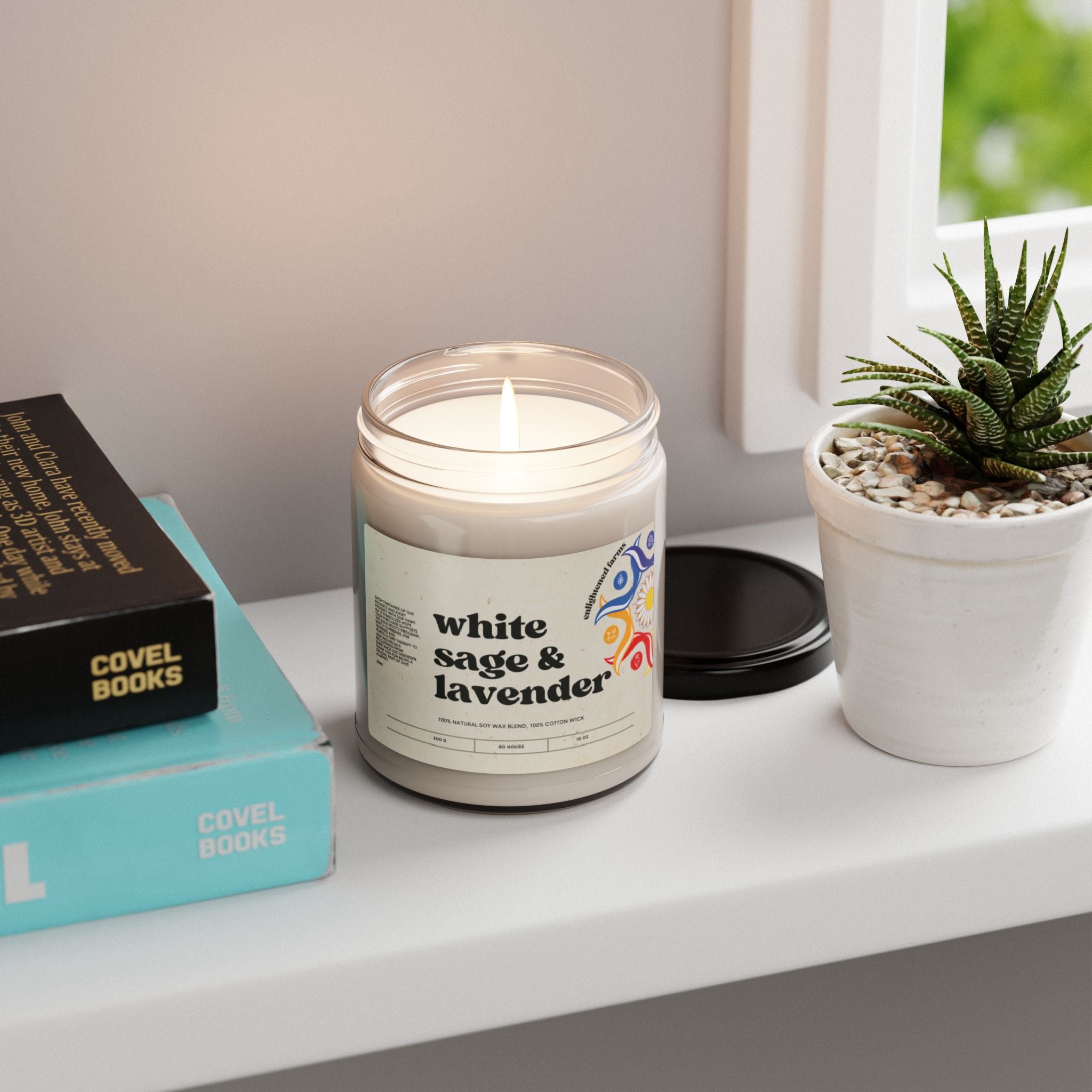 100% Natural Scented Soy Candle, 9oz