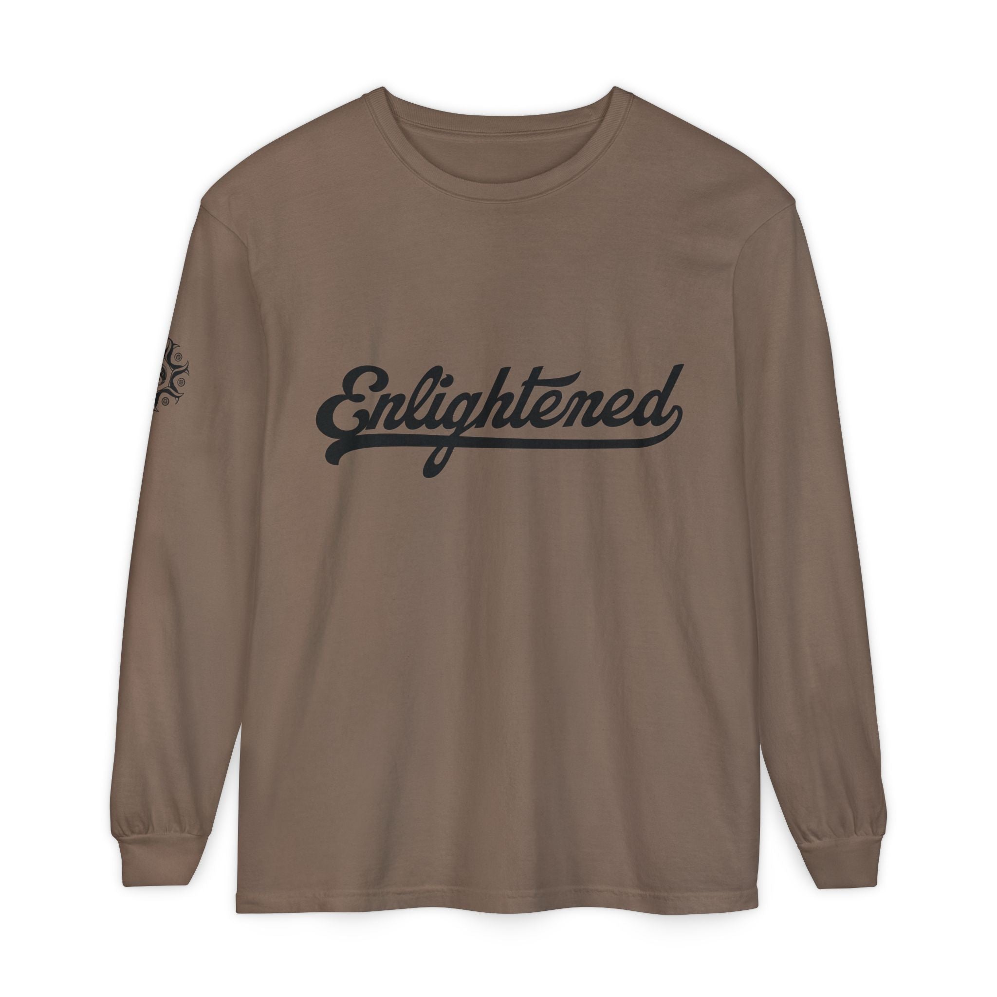 Enlightened Unisex Long Sleeve T-Shirt - Garment-Dyed Comfort