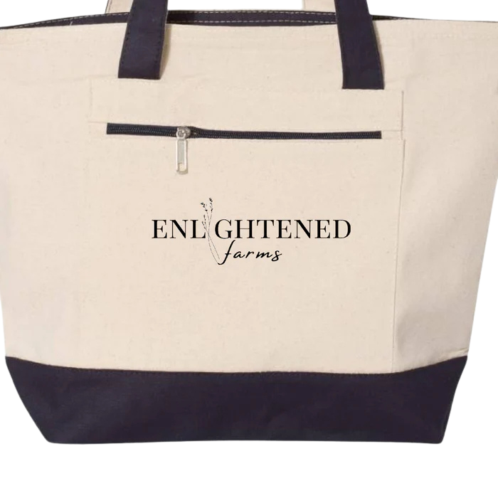 Enlightened Farms Roots Canvas Tote Bag