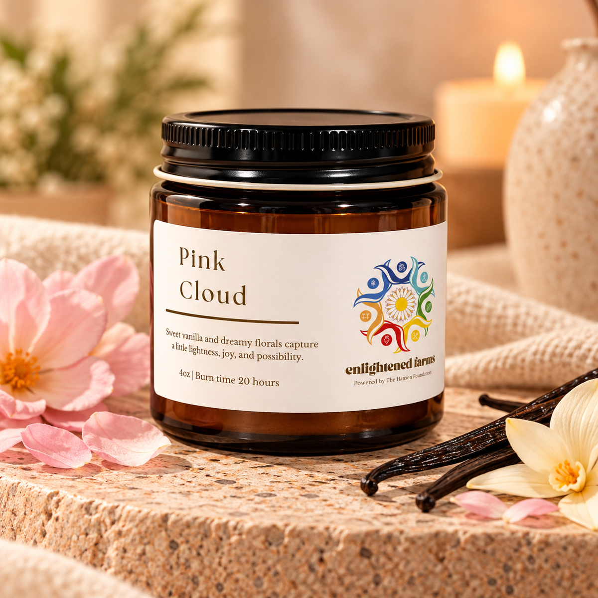Pink Cloud Candle