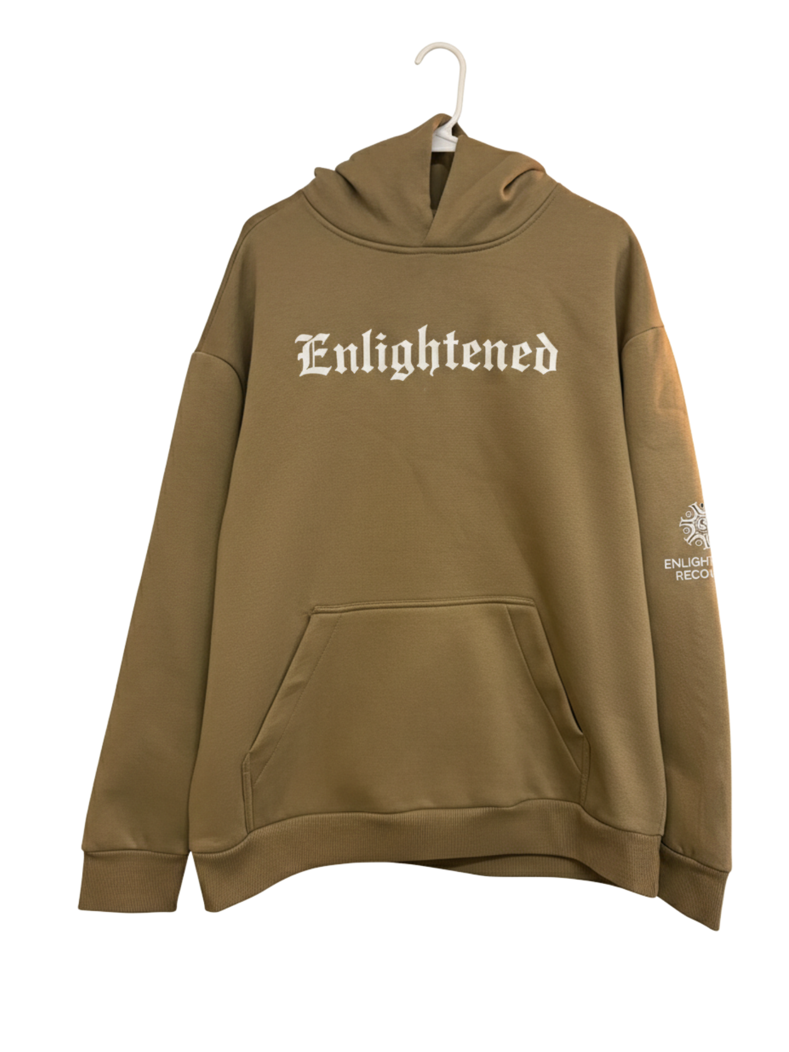 Enlightened Old English Hoodie – Coyote Brown