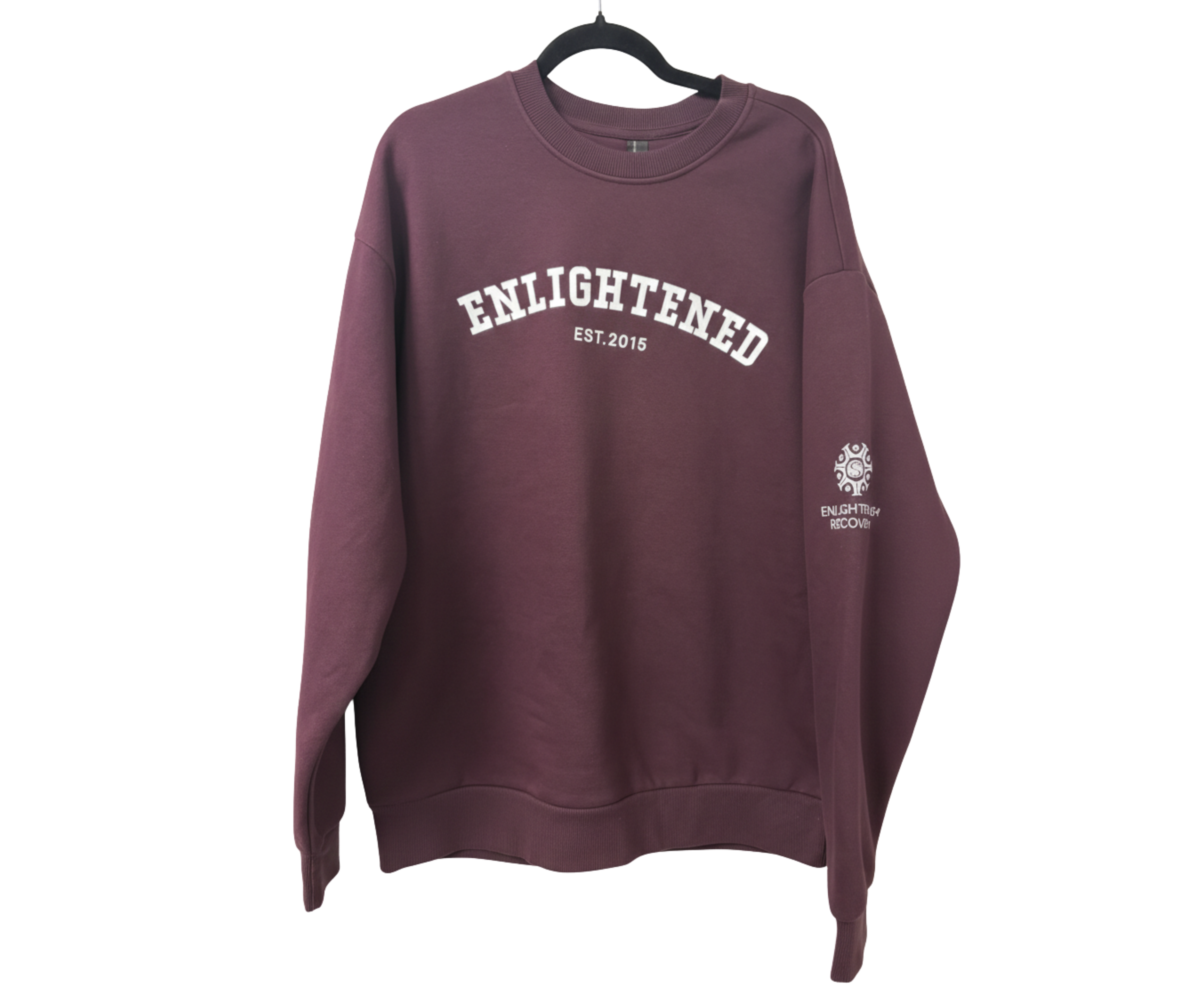 Enlightened University Crewneck – Plum